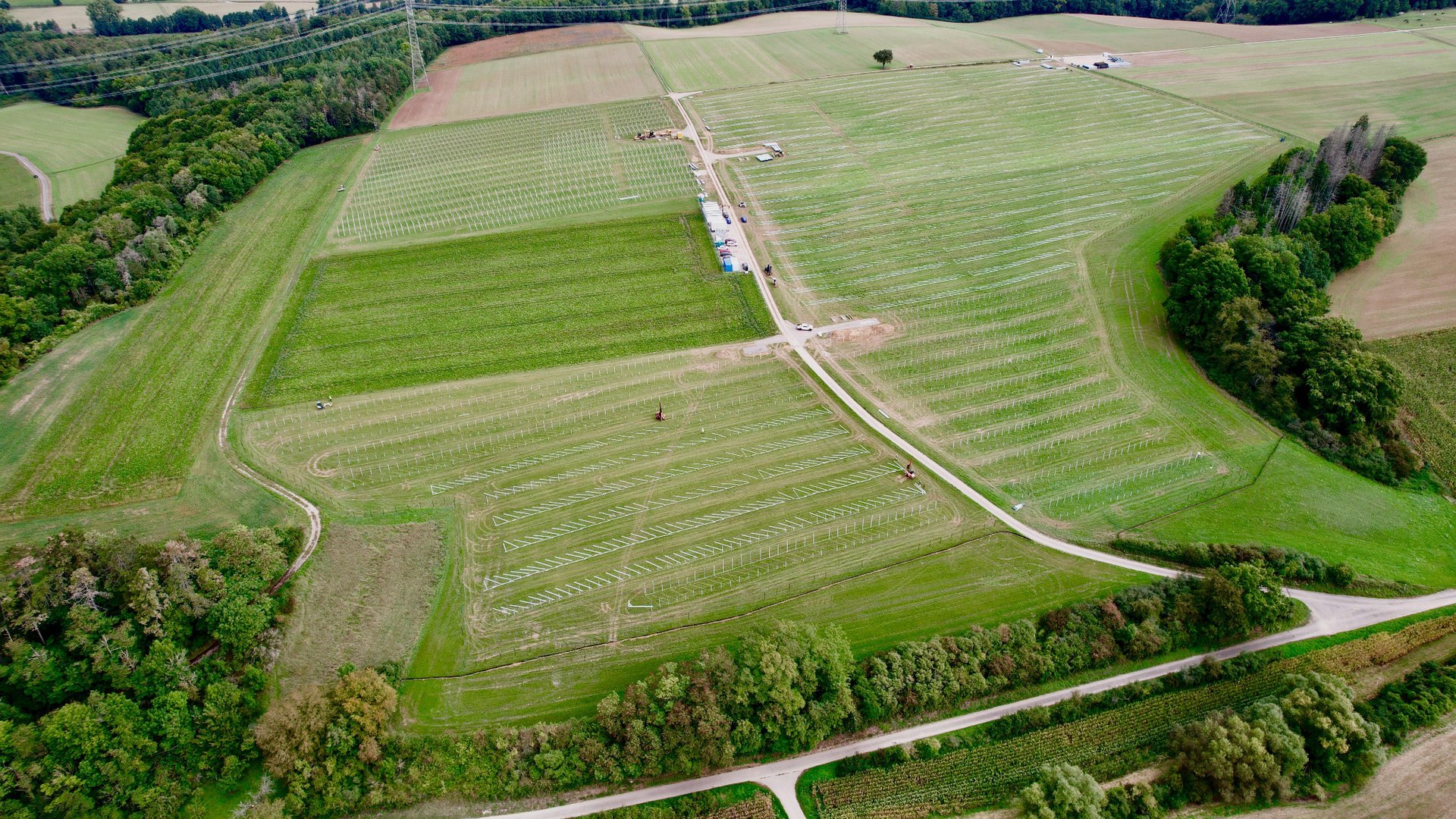 Výstavba solární farmy – fáze příprav